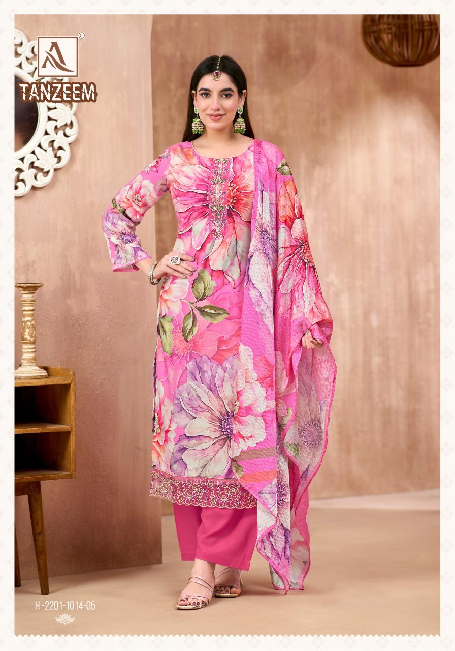 Alok Tanzeem catalog wholesale dress material shops at hyderabad telangana