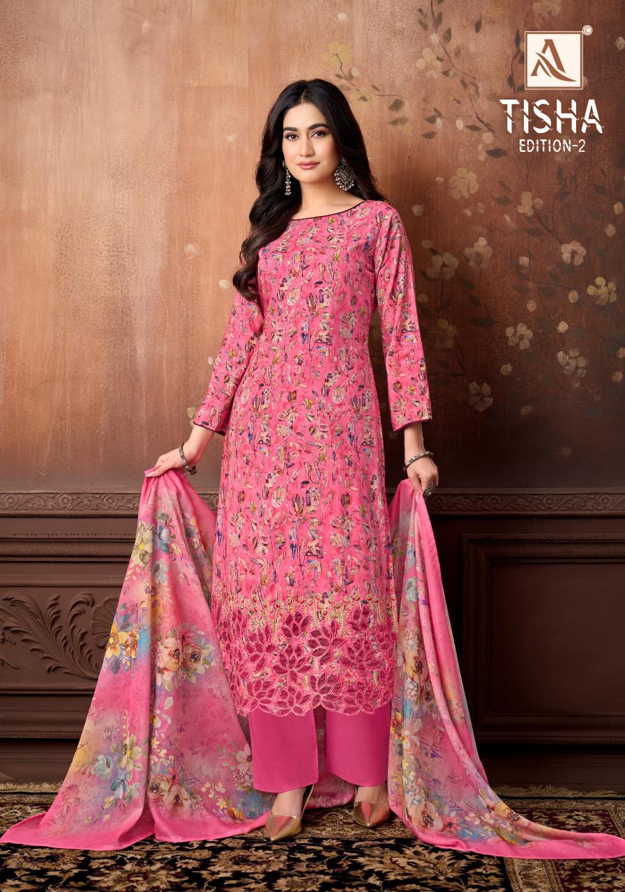 Alok Tisha vol 2 catalog wholesale dress materials in madurai