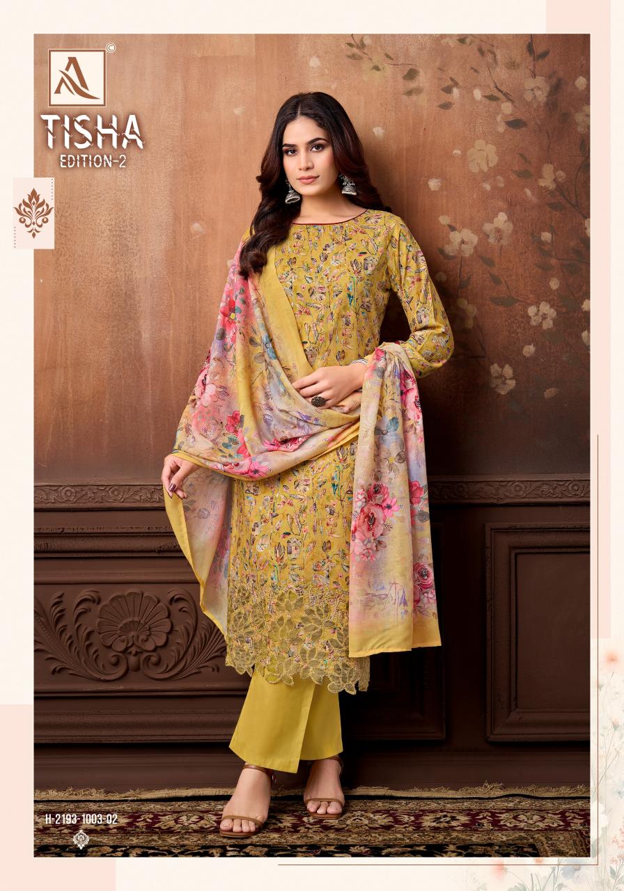 Alok Tisha vol 2 catalog wholesale dress materials in madurai