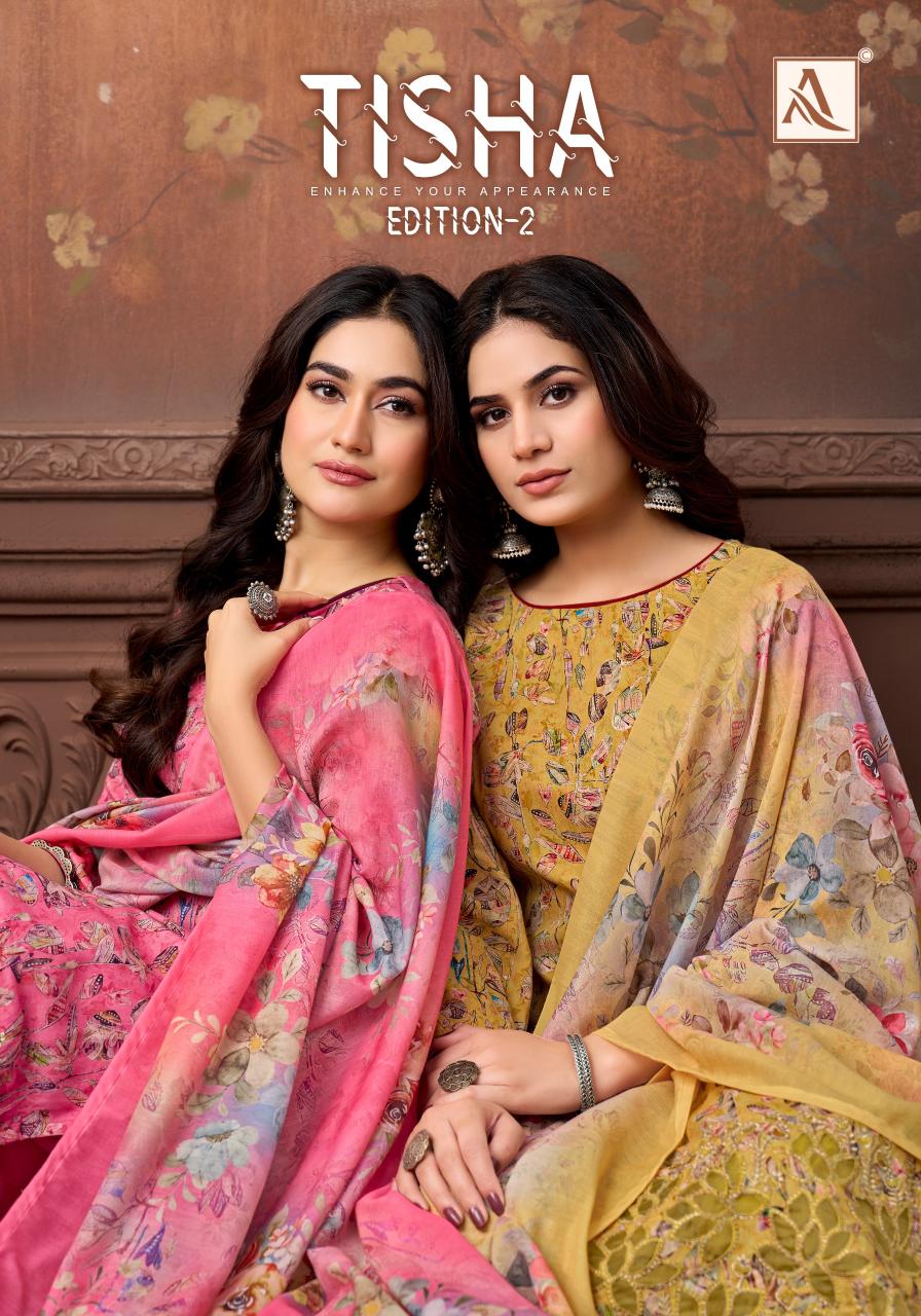 Alok Tisha vol 2 catalog wholesale dress materials in madurai