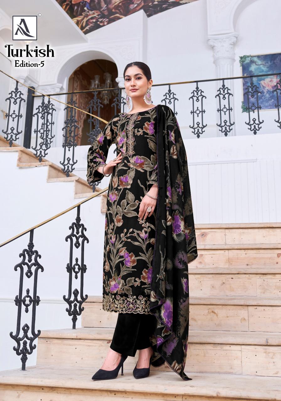 Alok Turkish vol 5 catalog wholesale dress material dealers in chennai
