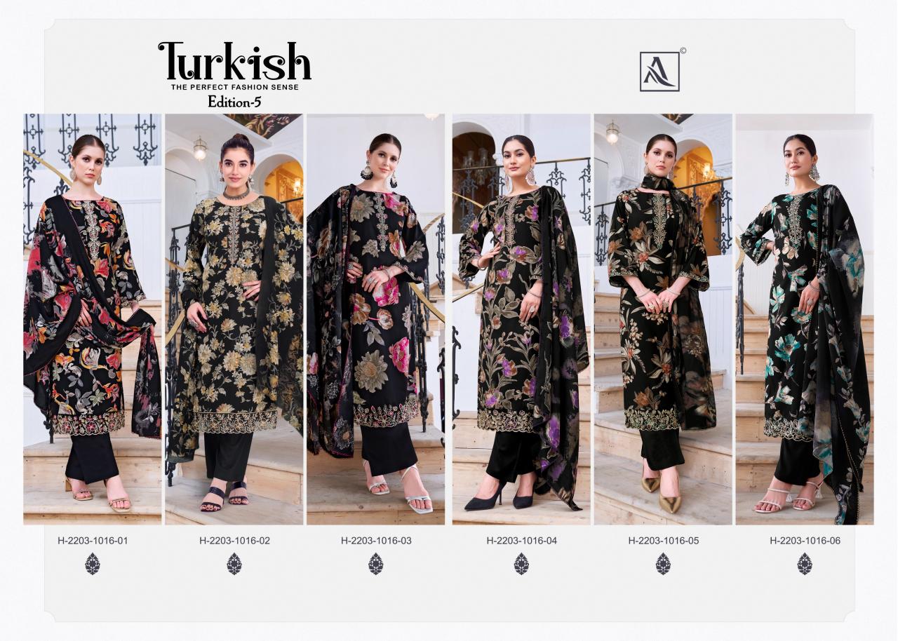 Alok Turkish vol 5 catalog wholesale dress material dealers in chennai
