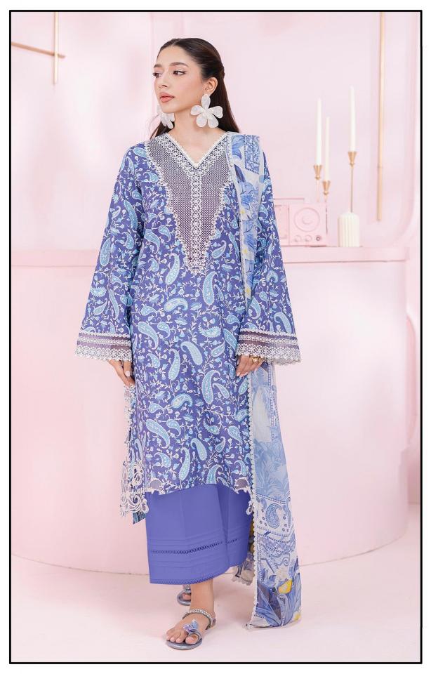 Alzohaib Az Ibaris vol 1 catalog Cotton Dupatta pakistani suits catalog in surat