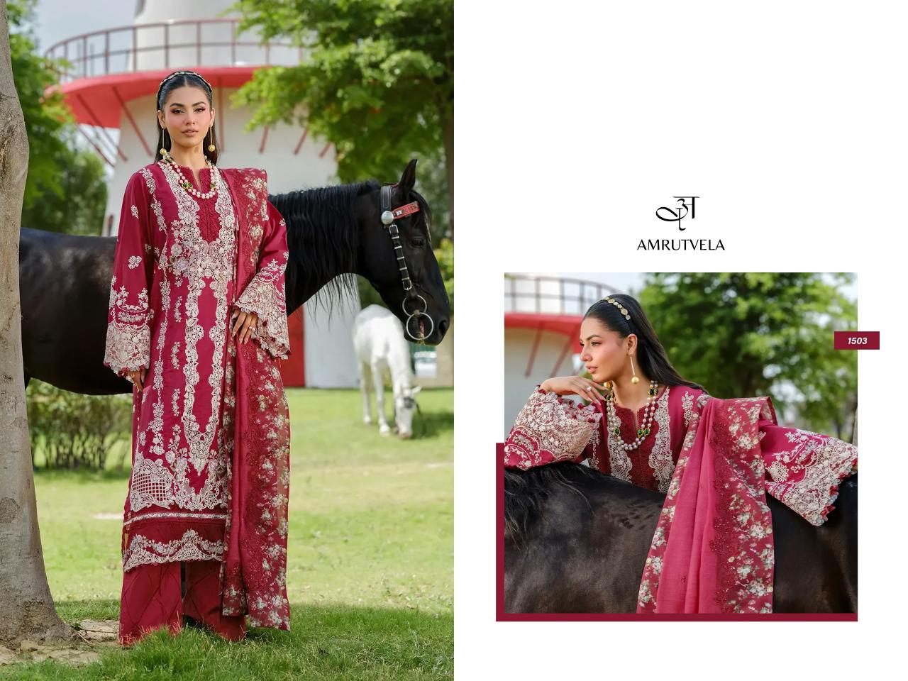 Amrutvela Elaf vol 4 catalog pakistani suits wholesalers in pakistan
