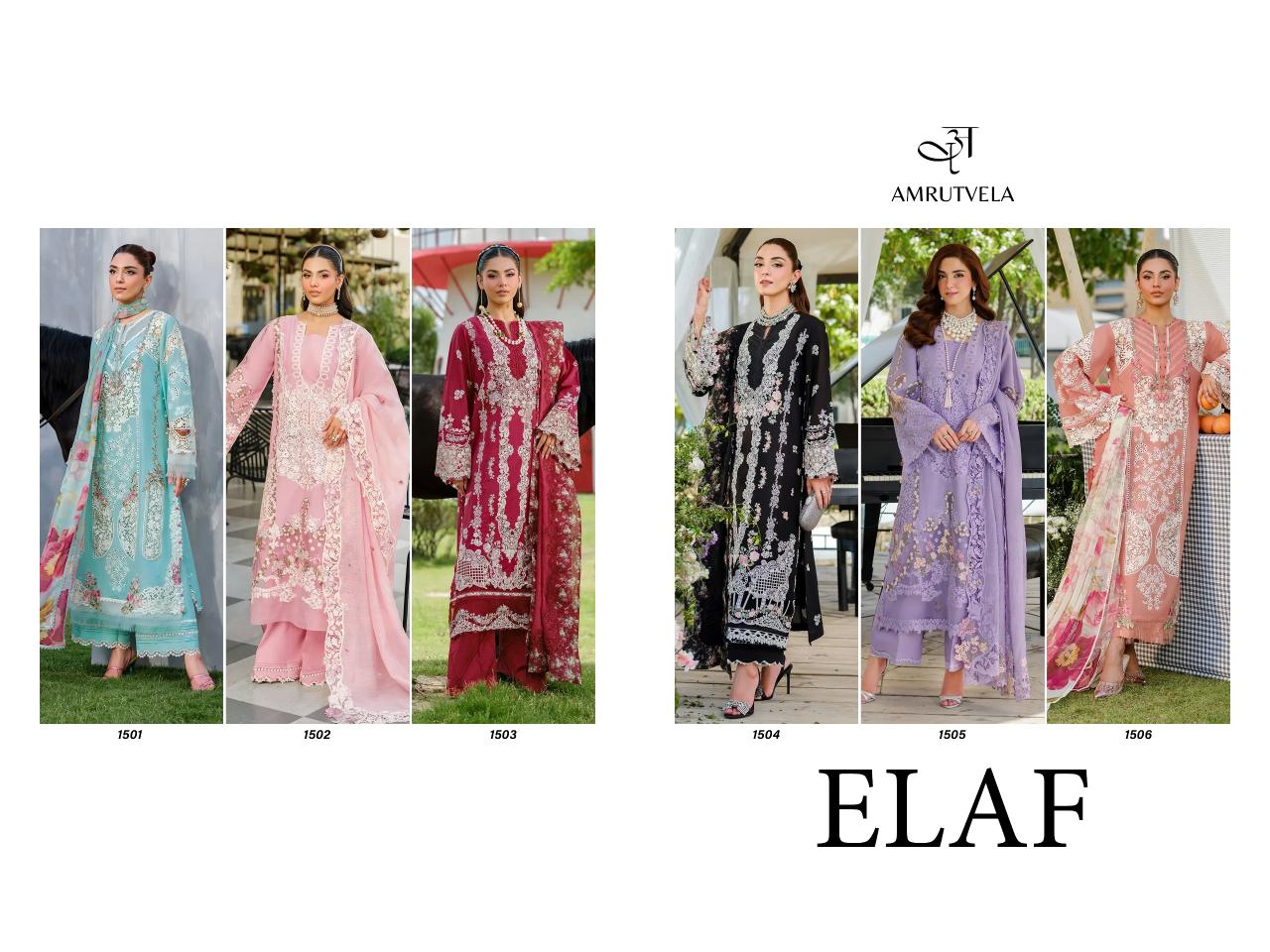 Amrutvela Elaf vol 4 catalog pakistani suits wholesalers in pakistan