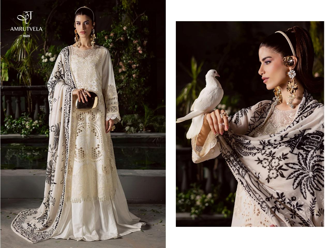 Amrutvela Mahnoor catalog pakistani suits wholesalers in kolkata