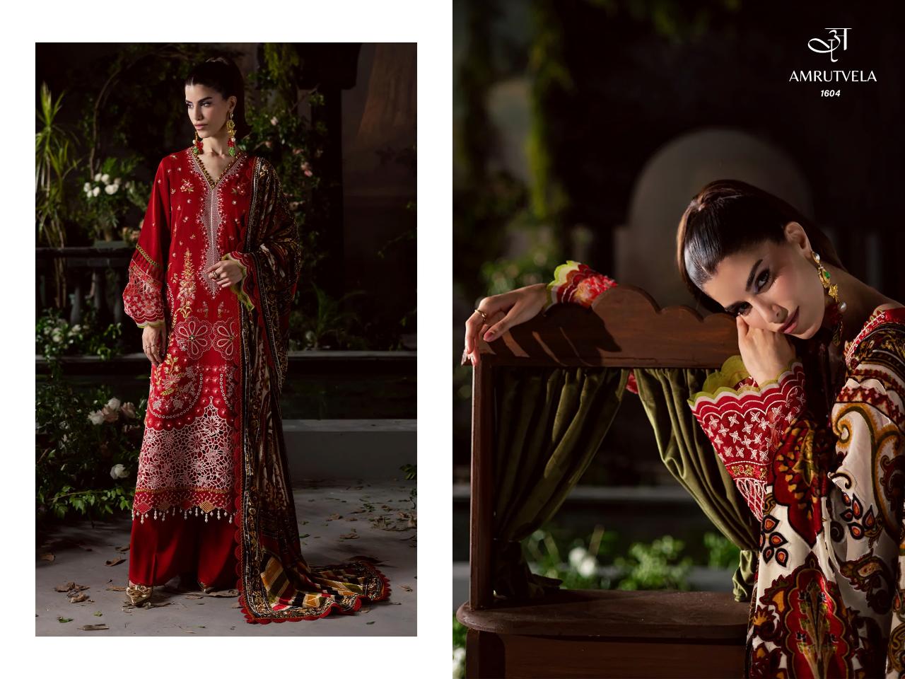Amrutvela Mahnoor catalog pakistani suits wholesalers in kolkata