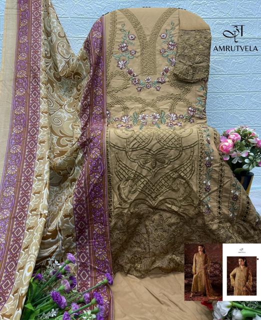 Amrutvela Mahnoor catalog pakistani suits wholesalers in kolkata