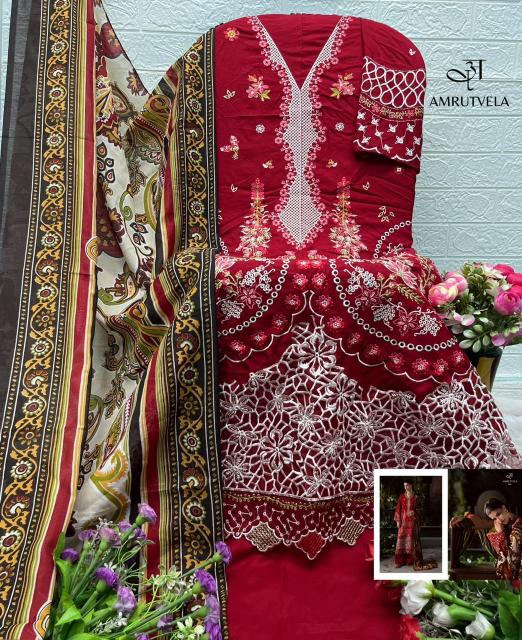 Amrutvela Mahnoor catalog pakistani suits wholesalers in kolkata