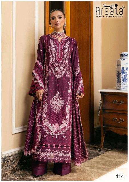 Arsala Fashion amara heavy cotton luxury collection vol 2 – Karachi Dress Material