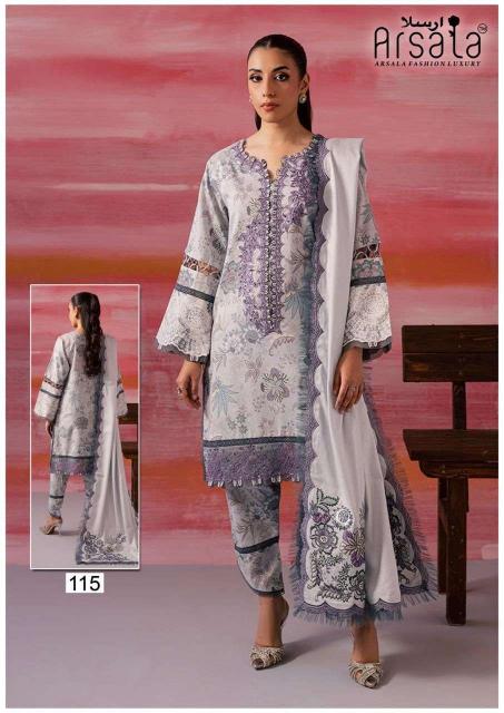 Arsala Fashion amara heavy cotton luxury collection vol 2 – Karachi Dress Material