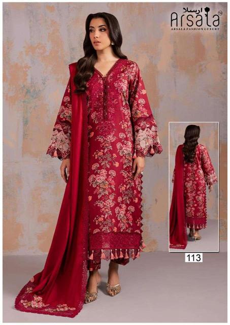 Arsala Fashion Amara Heavy Cotton Luxury Collection Vol 2 – Readymade Karachi Kurti pant With Dupatta