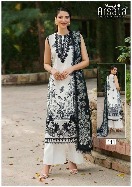 Arsala Fashion Amara Heavy Cotton Luxury Collection Vol 2 – Readymade Karachi Kurti pant With Dupatta