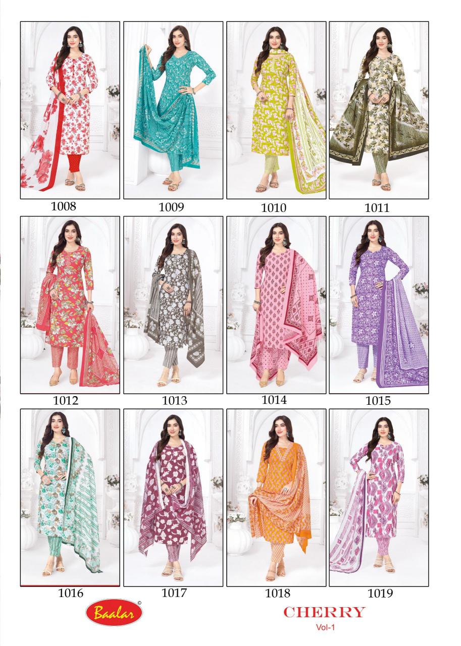 Baalar Cherry Vol-01 – Dress Material - Wholesale Catalog