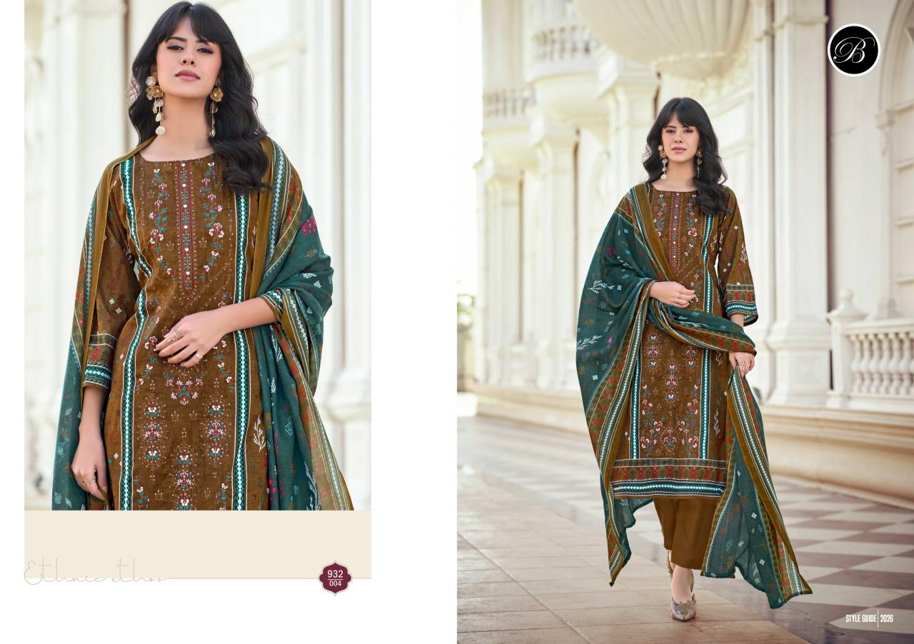 Belliza Bin Saeed Vol 10 catalog wholesale dress materials catalogue with price