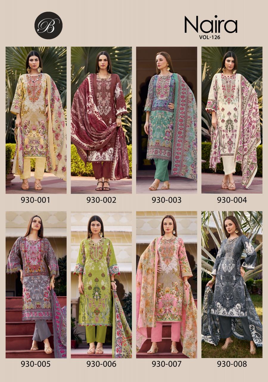 Belliza Naira Vol 126 catalog wholesale dress material shops near me