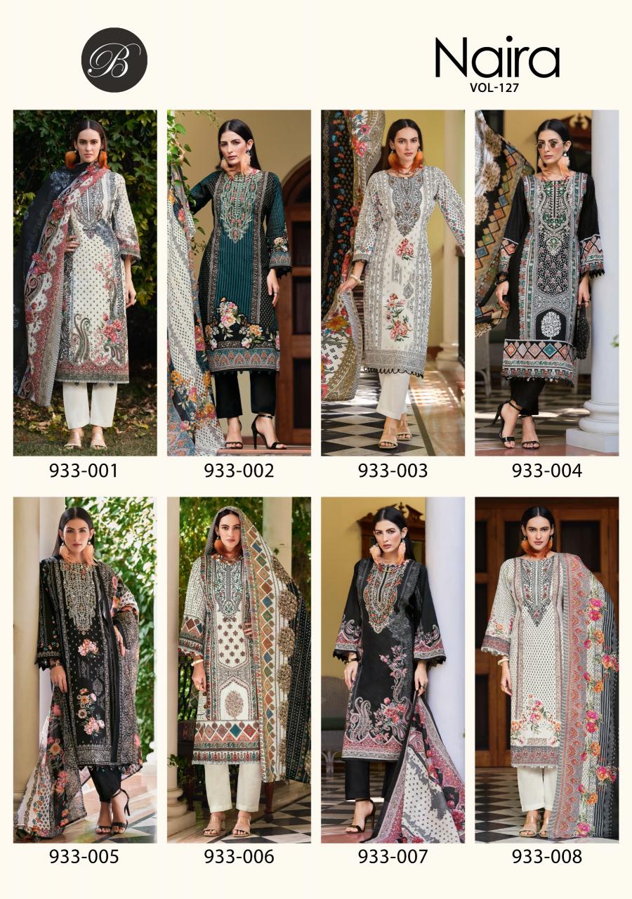 Belliza Naira Vol 127 catalog wholesale dress material