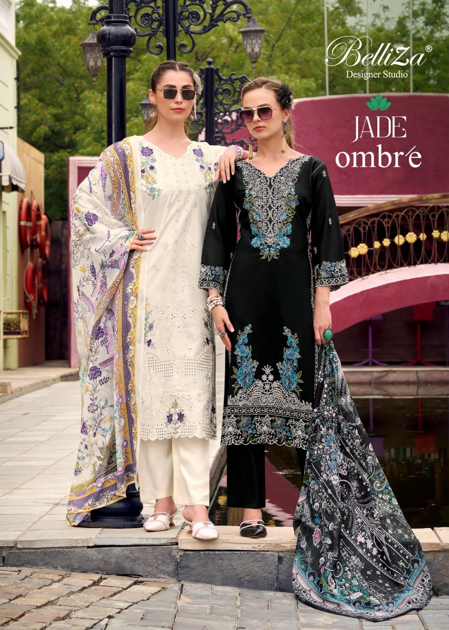 Belliza Ombre catalog wholesale dress materials in sowcarpet