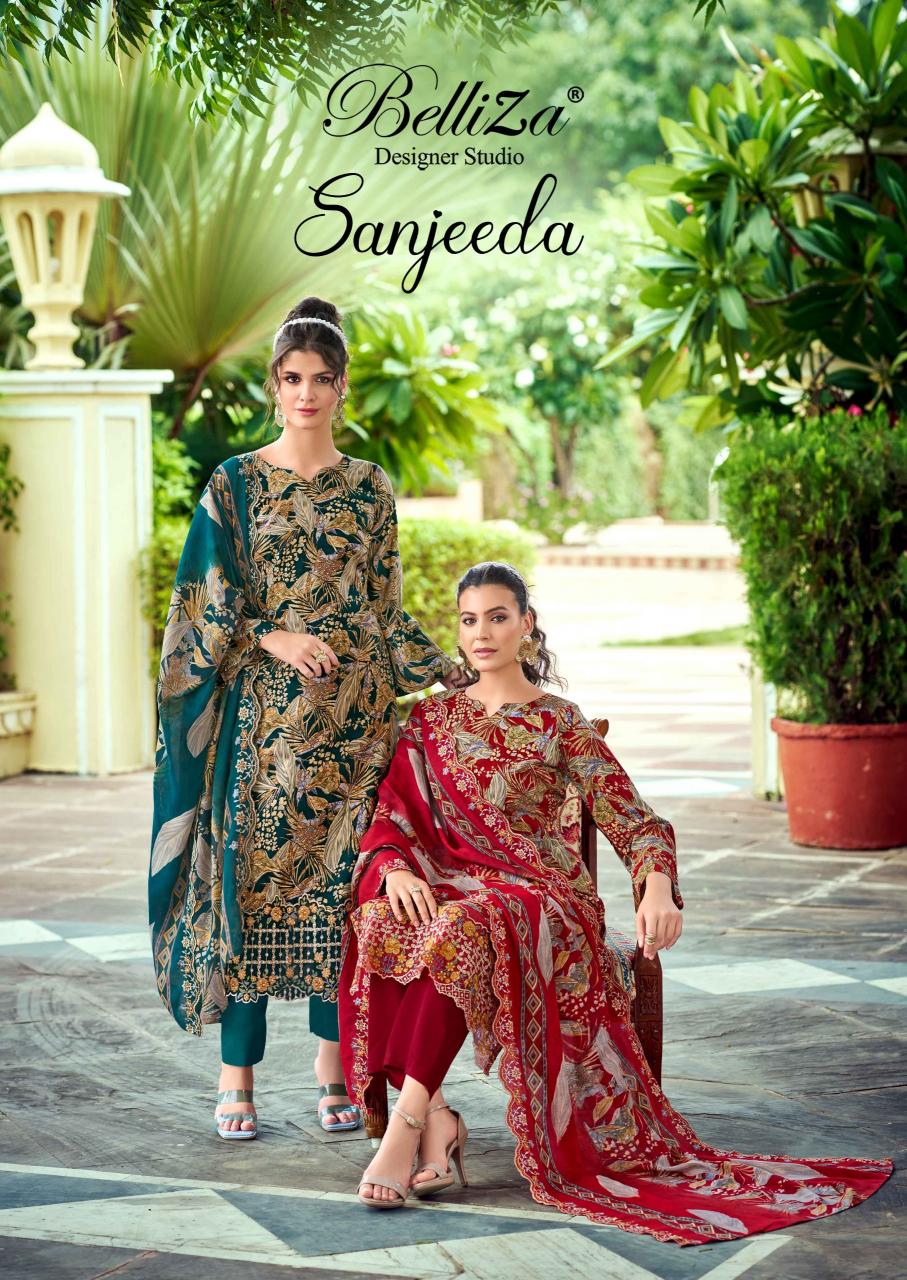 Belliza Sanjeeda vol 1 catalog Viscose dress materials