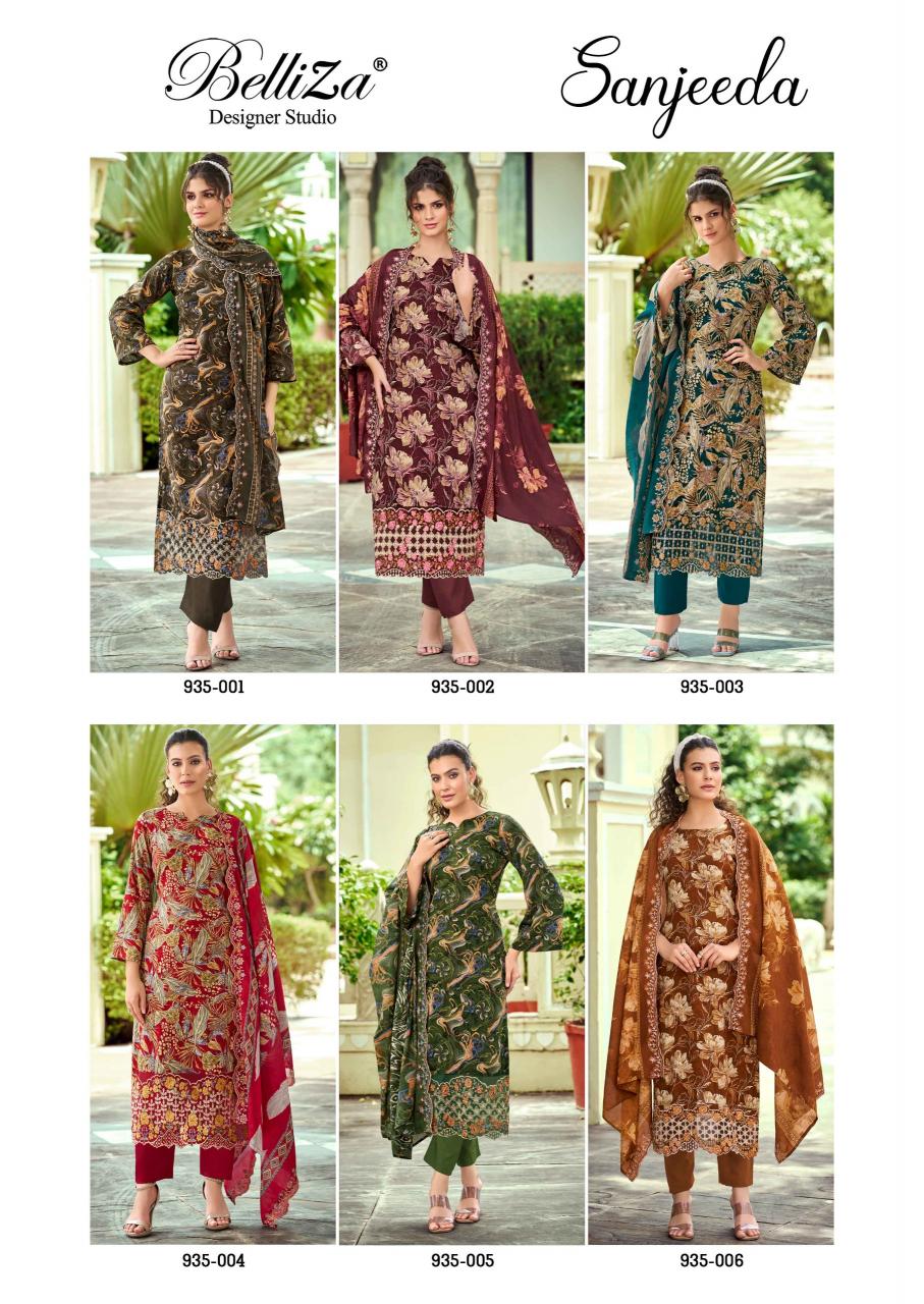 Belliza Sanjeeda vol 1 catalog Viscose dress materials