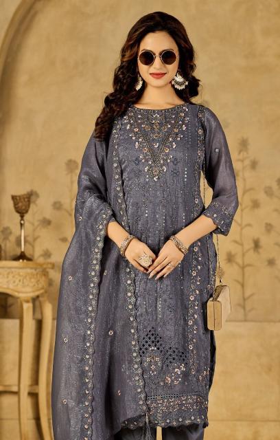 Bilqis B 221 catalog heavy pakistani suits