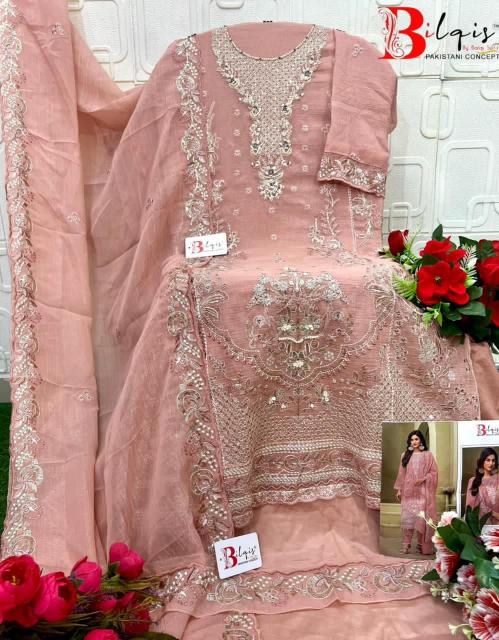Bilqis B 230 catalog desginer pakistsni suits