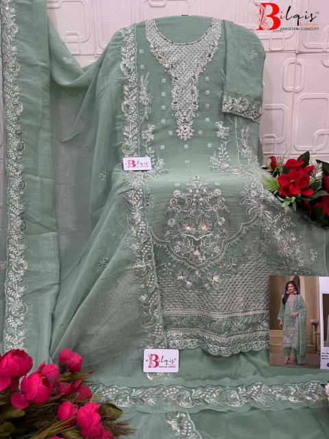 Bilqis B 230 catalog desginer pakistsni suits