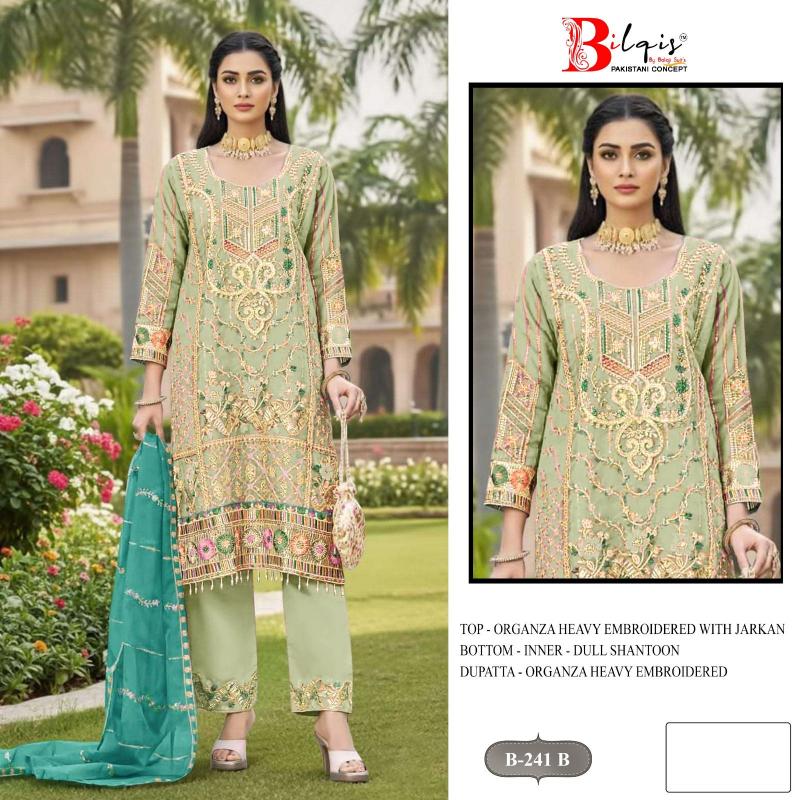 Bilqis B 241 catalog pakistani copy suits