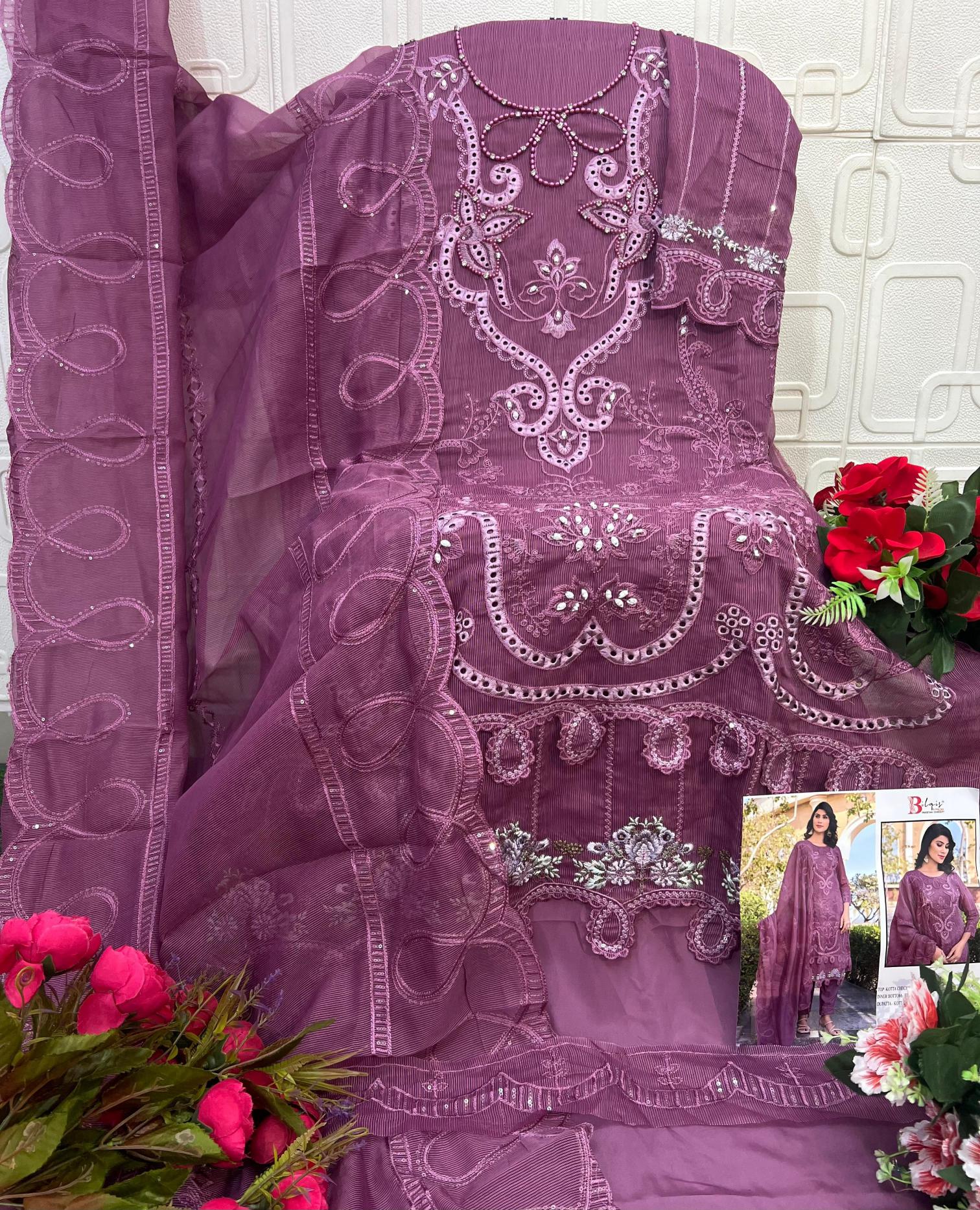 Bilqis B 245 A To D catalog pakistani suits in chennai