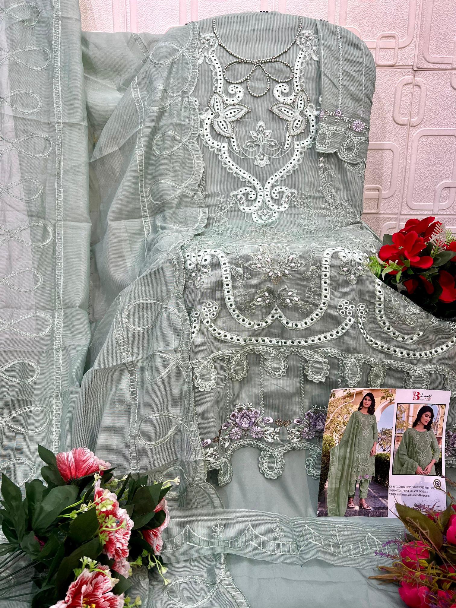 Bilqis B 245 A To D catalog pakistani suits in chennai