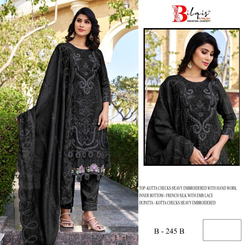 Bilqis B 245 A To D catalog pakistani suits in chennai