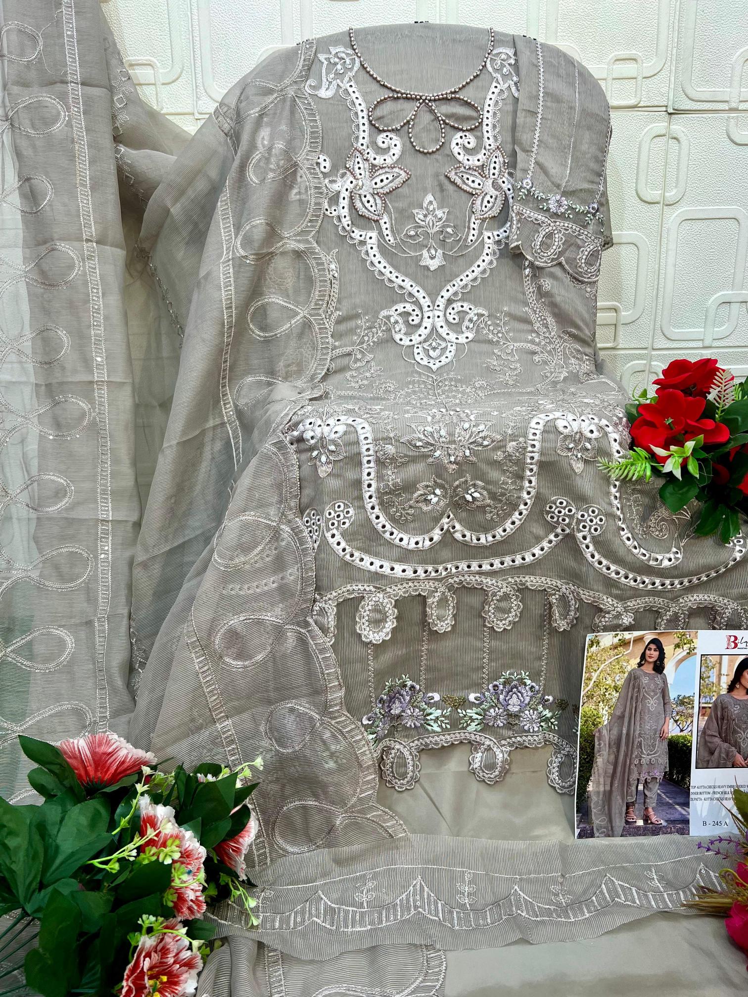 Bilqis B 245 A To D catalog pakistani suits in chennai