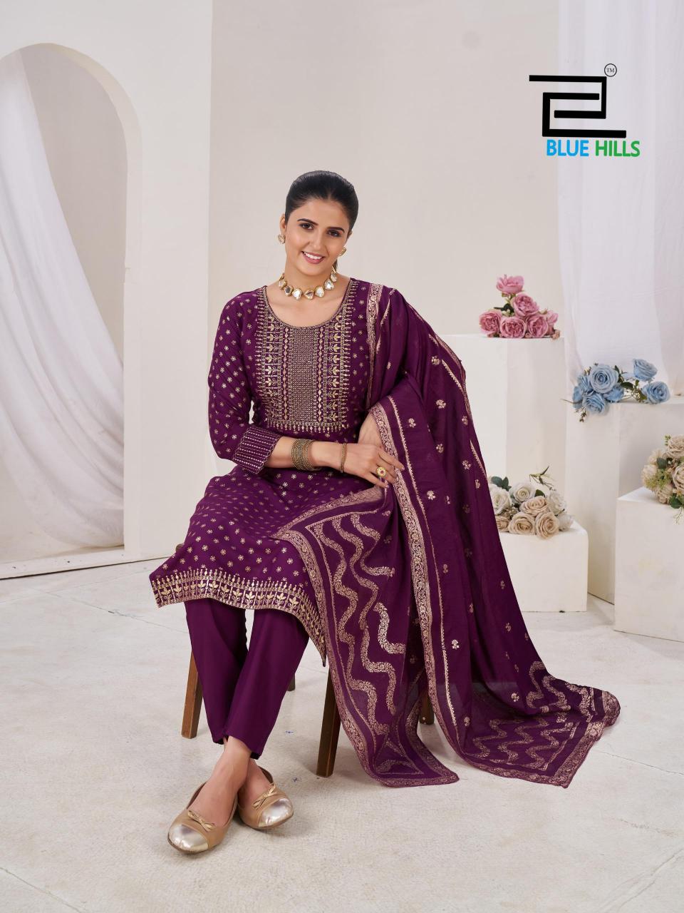 Blue Hills Aisha catalog wholesale kurti supplier in india