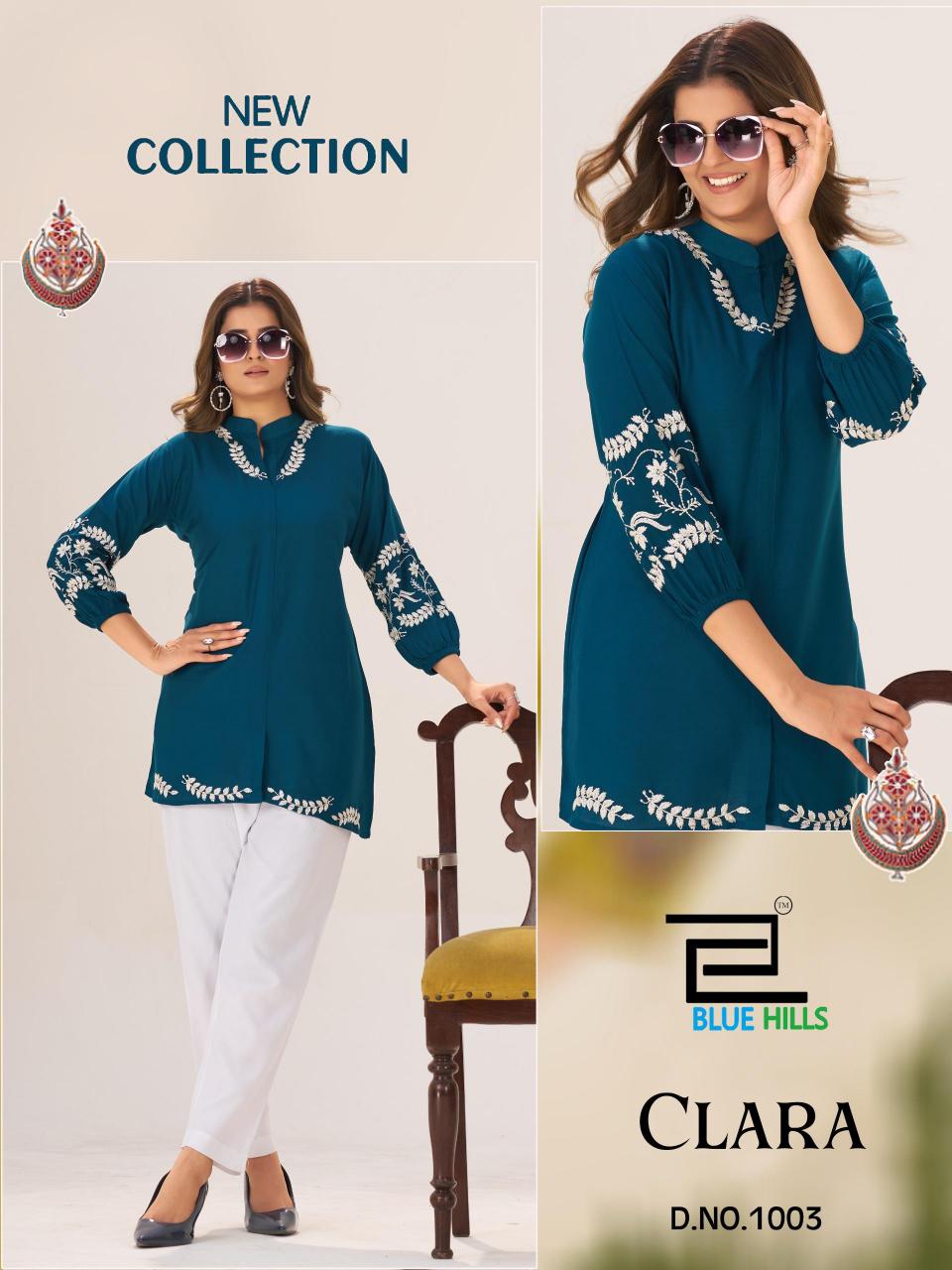 Blue Hills Clara catalog indian designer kurtis wholesale