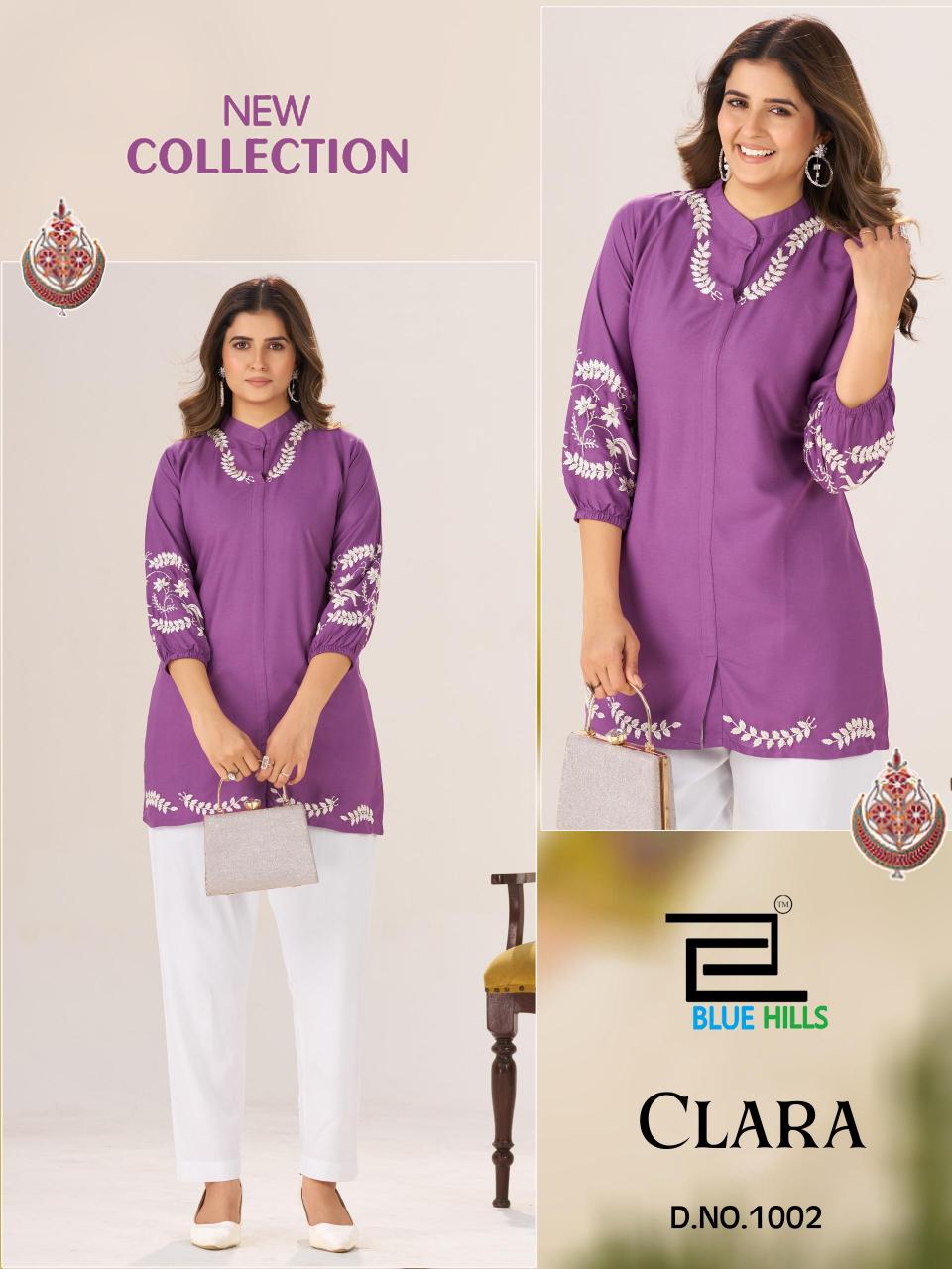 Blue Hills Clara catalog indian designer kurtis wholesale
