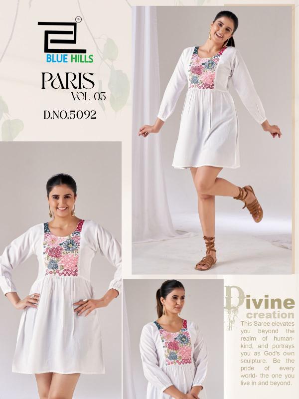 Blue Hills Paris vol 3 catalog rayon kurtis