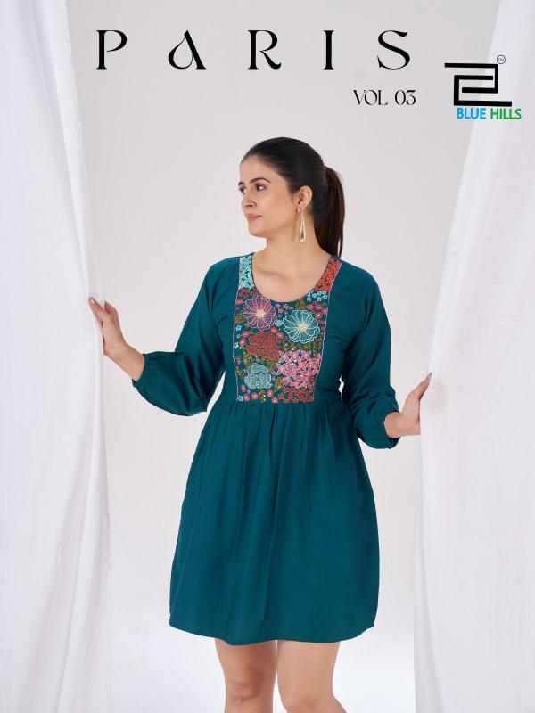 Blue Hills Paris vol 3 catalog rayon kurtis