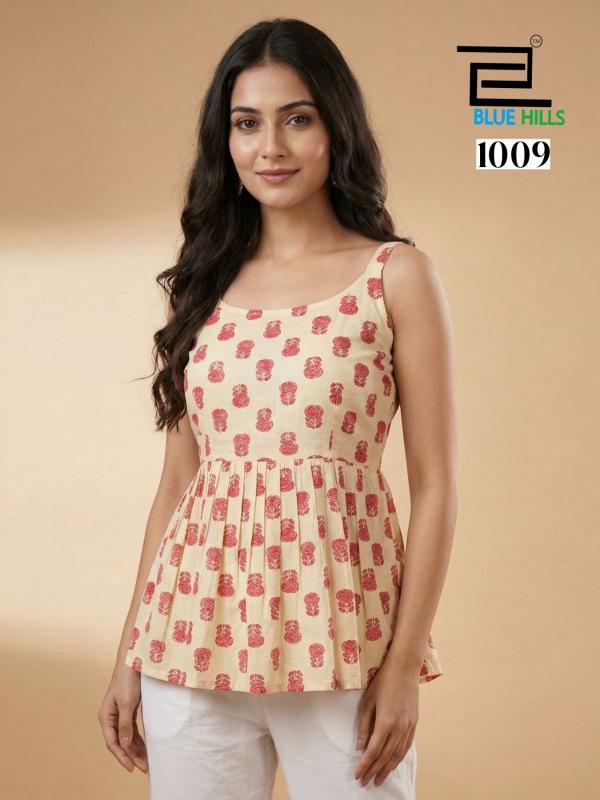Blue Hills Princess Vol 3 catalog pure cotton top kurtis