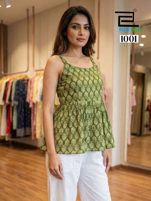 Blue Hills Princess Vol 3 catalog pure cotton top kurtis