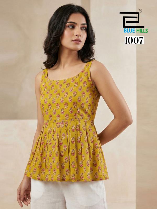 Blue Hills Princess Vol 3 catalog pure cotton top kurtis