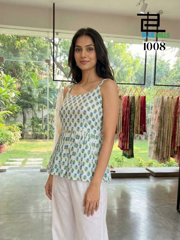 Blue Hills Princess Vol 3 catalog pure cotton top kurtis