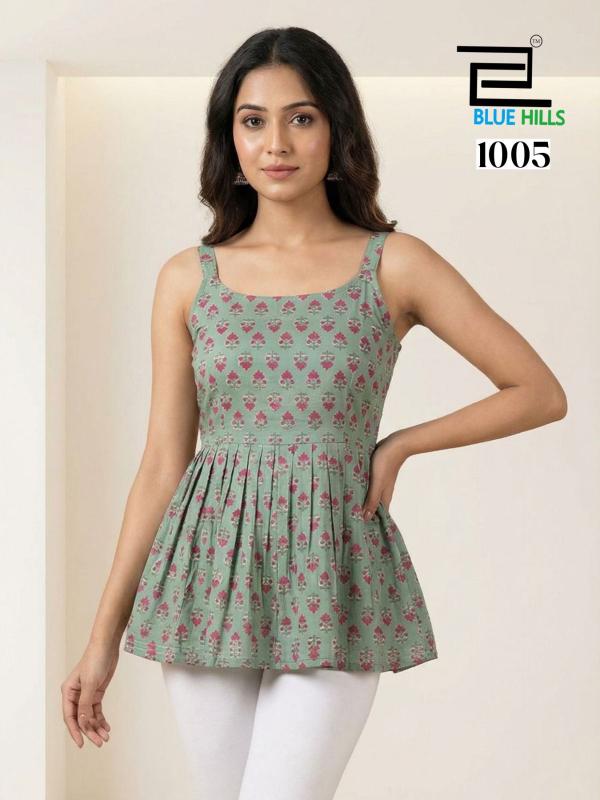 Blue Hills Princess Vol 3 catalog pure cotton top kurtis