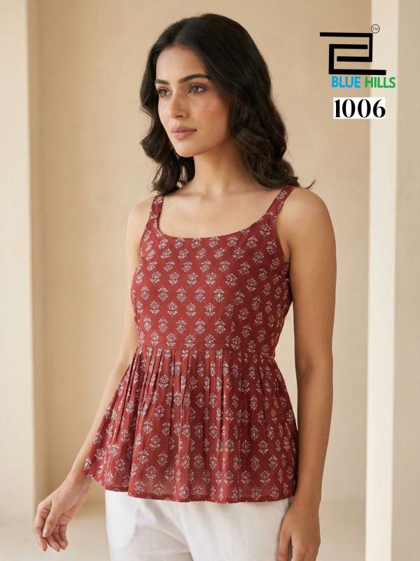 Blue Hills Princess Vol 3 catalog pure cotton top kurtis