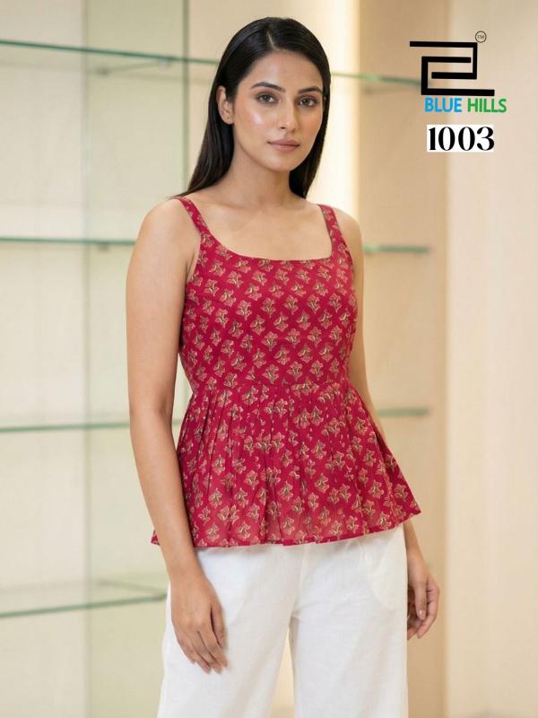 Blue Hills Princess Vol 3 catalog pure cotton top kurtis