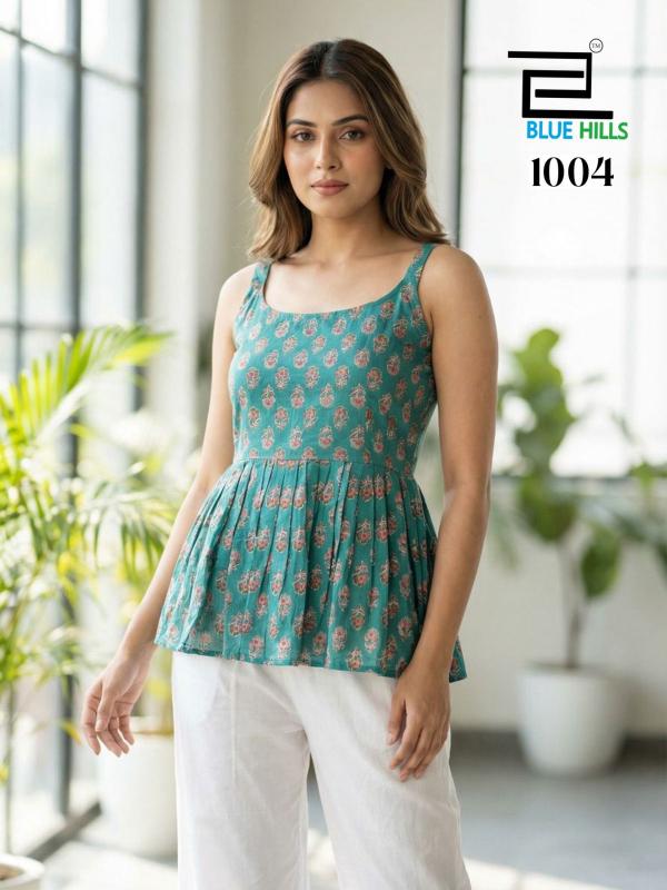 Blue Hills Princess Vol 3 catalog pure cotton top kurtis
