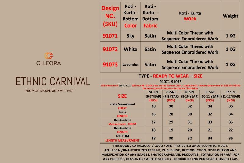 Clleora Ethnic Carnival catalog kids wholesaler in india