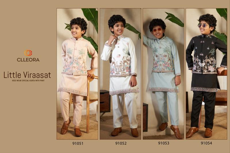 Clleora Little Viraasat catalog boys kids wear wholesale
