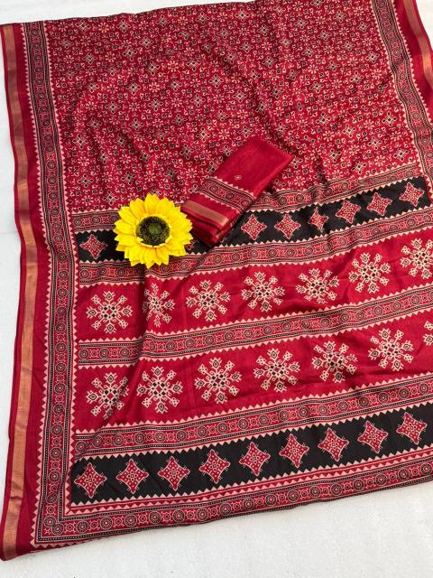 Dazira Ajrakh vol 1 catalog ambika sarees surat address
