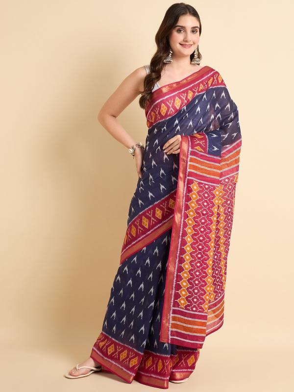 Dazira Maheshwari Silk cotton vol 2 catalog indian saree market surat gujarat