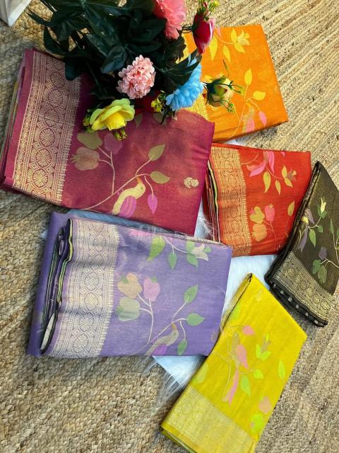 Dazira Organza Tissue silk vol 2 catalog surat saree market name